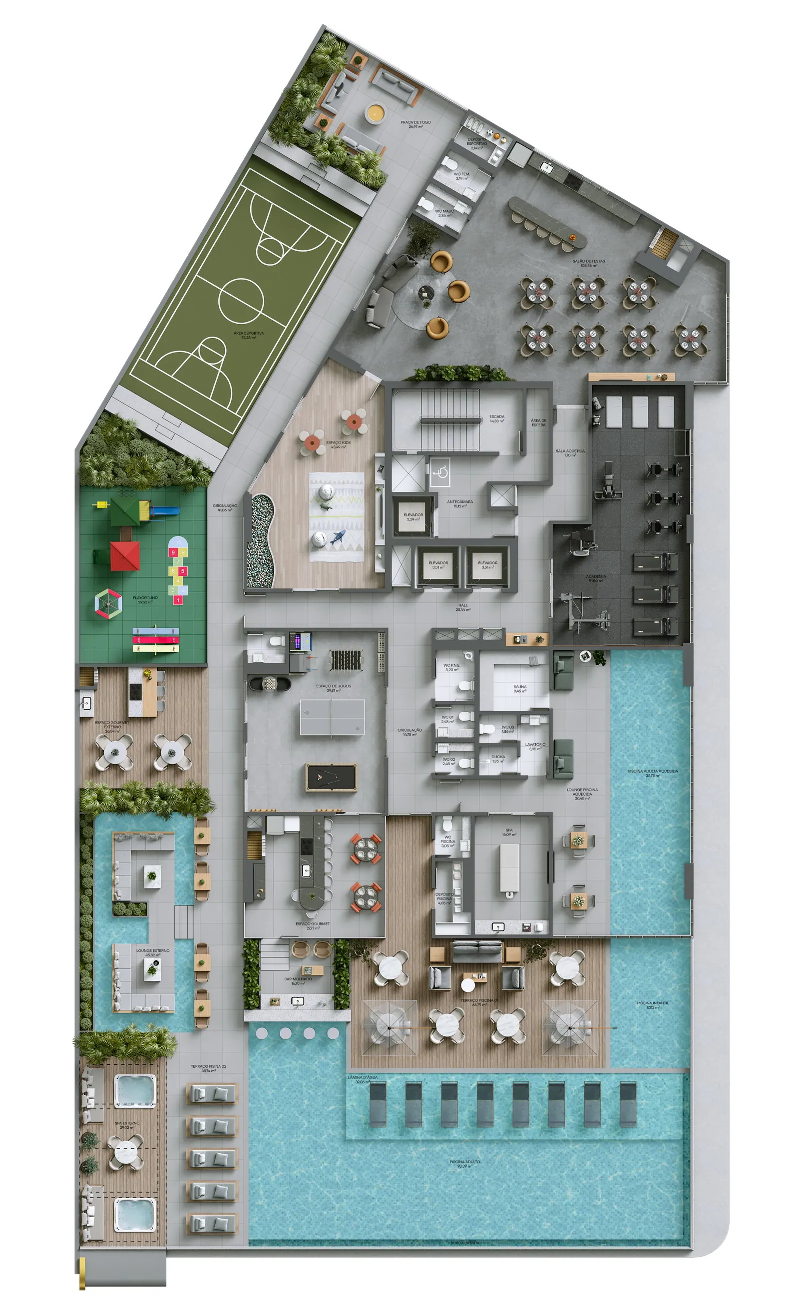 Burj Exclusive Residence - planta