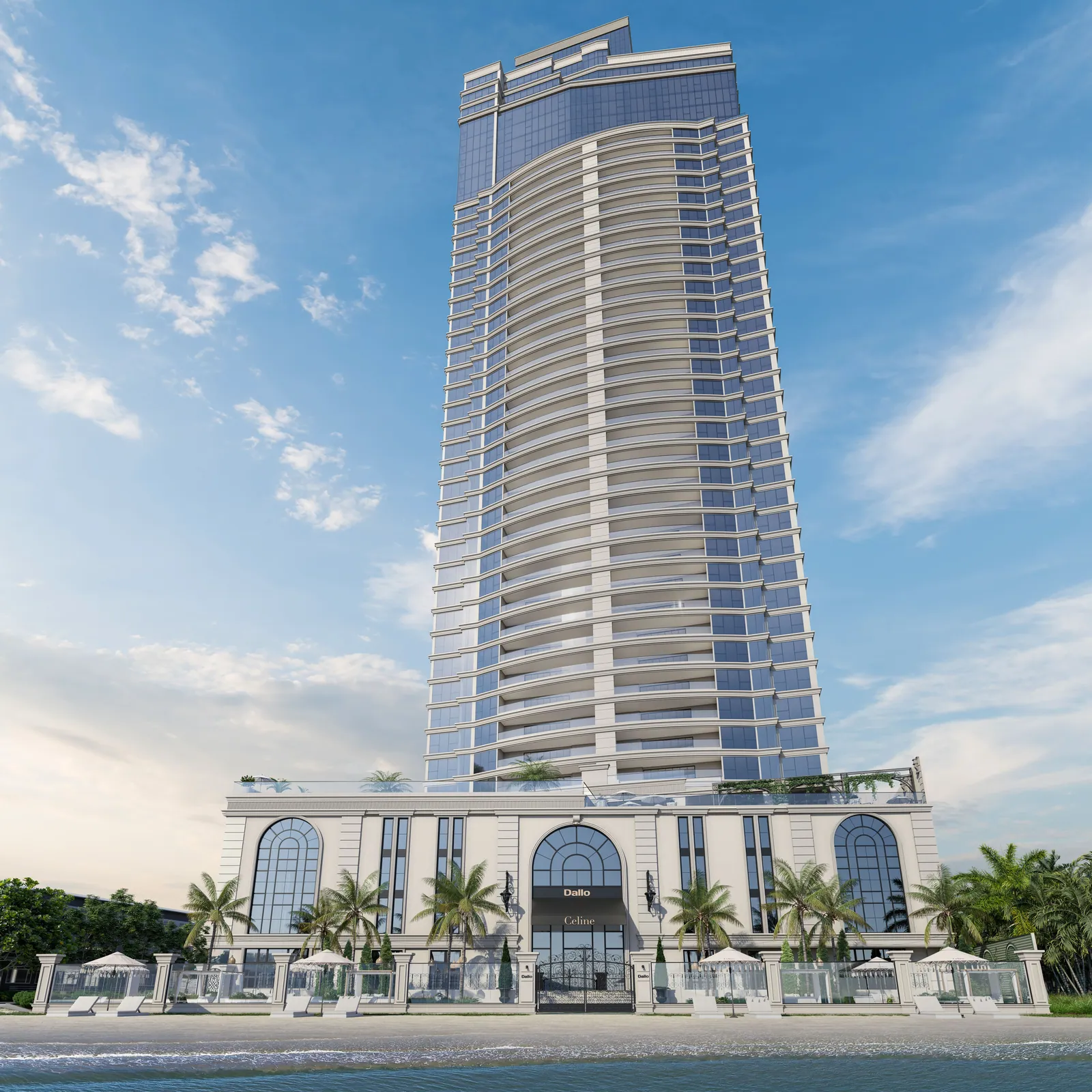 Jardim frente mar do Celine