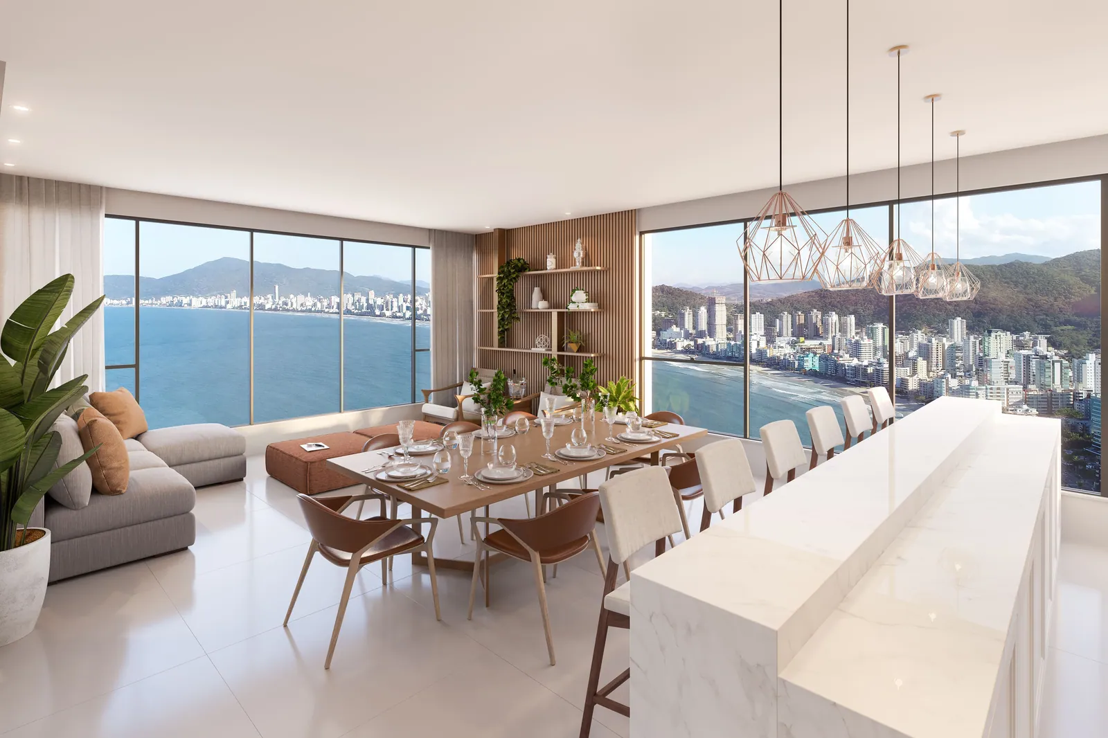 Espaço gourmet da penthouse