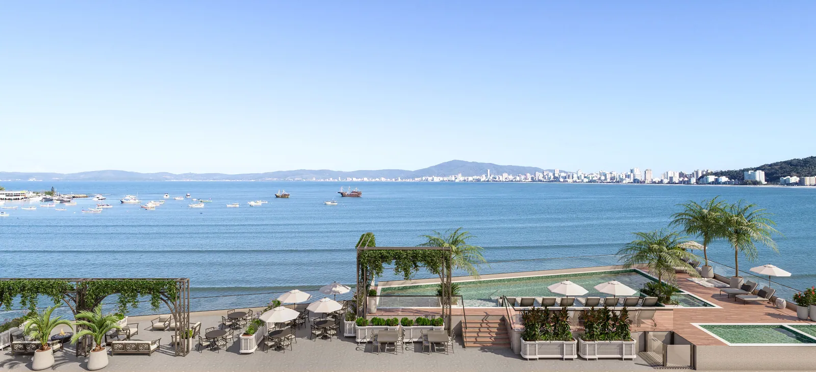 Piscina panorâmica