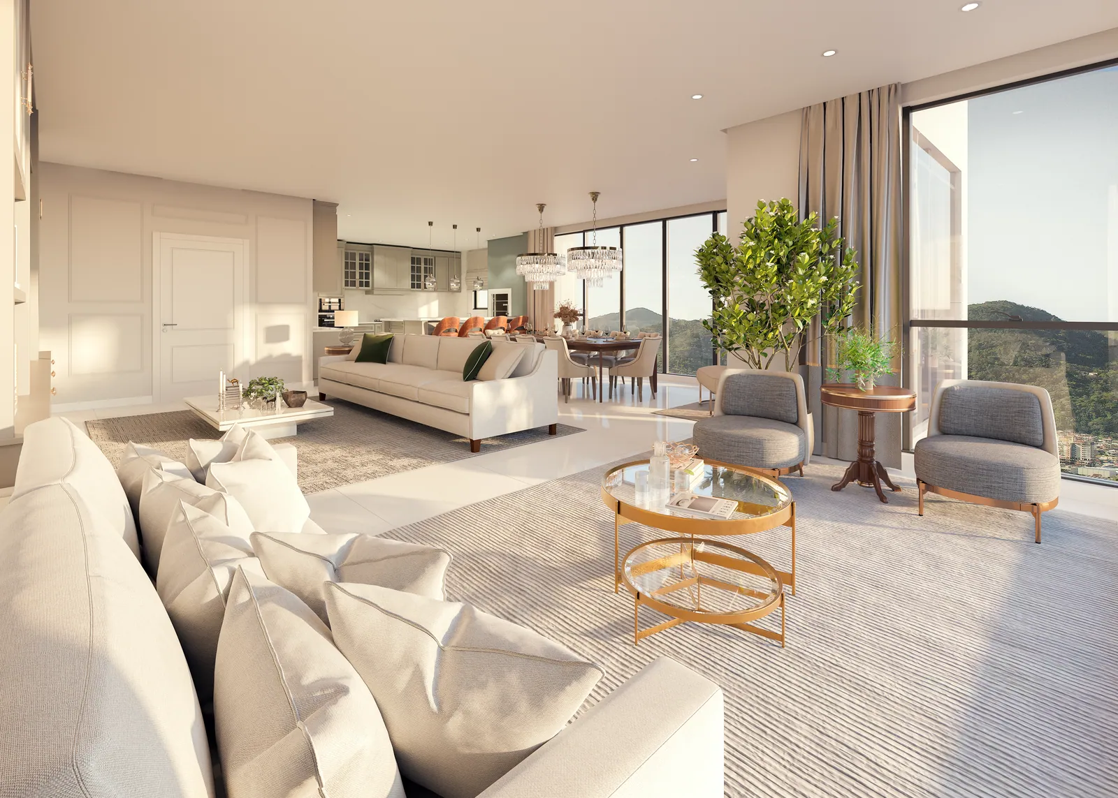Le Jardin - Living Penthouse angulo
